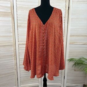 Torrid Georgette Pintuck V-Neck Top 5